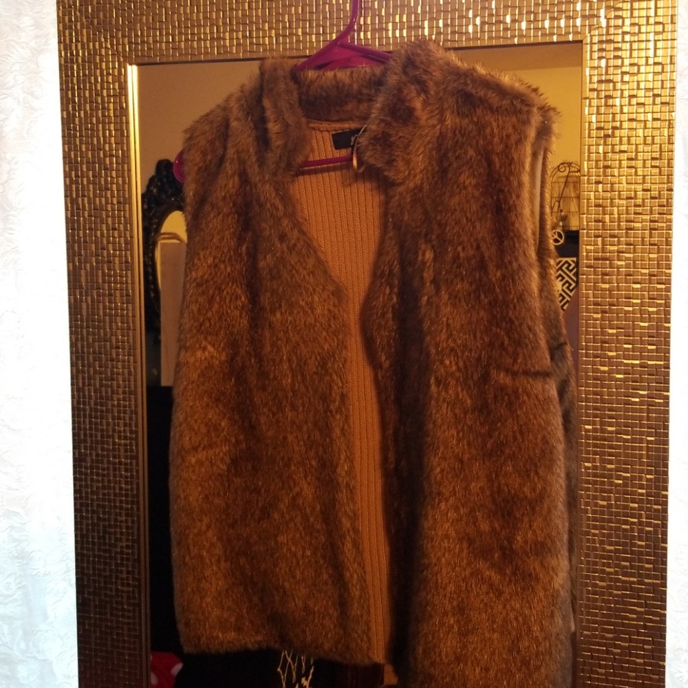 Furry Vest....very cute....